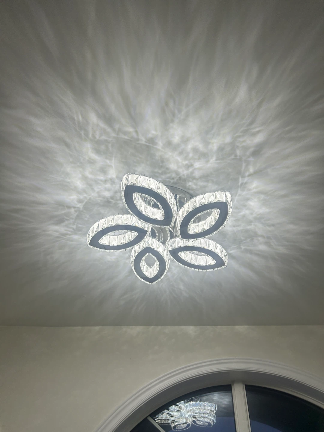 Crystal Flush Mount Ceiling Light Fixture - photo 2