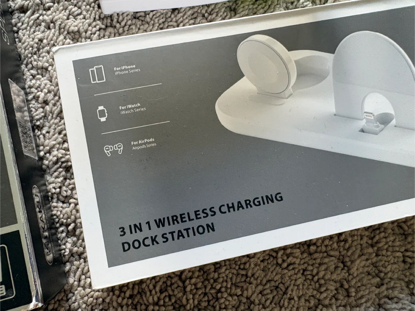Kaku 3-in-1 Wireless Charging Dock Station with 15W Power - photo 2