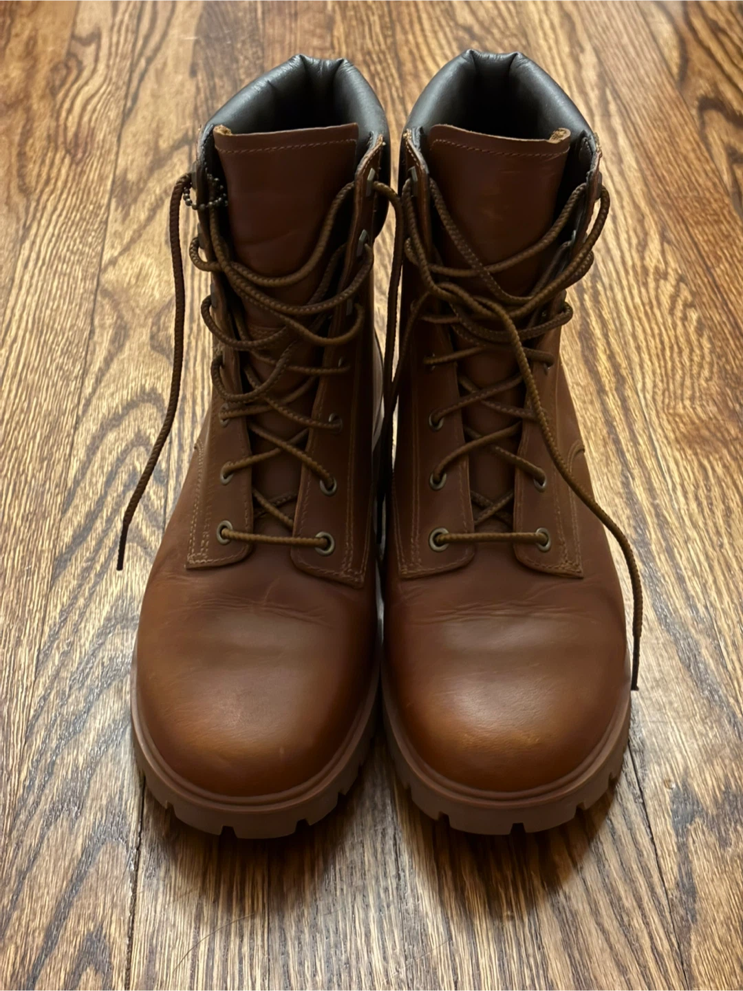 Timberland Brown Leather Lace-Up Boots - photo 2