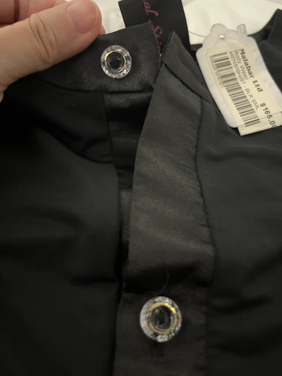 🥕 📸 Natural Spin Black Mens Shirt - Size Medium - photo 4