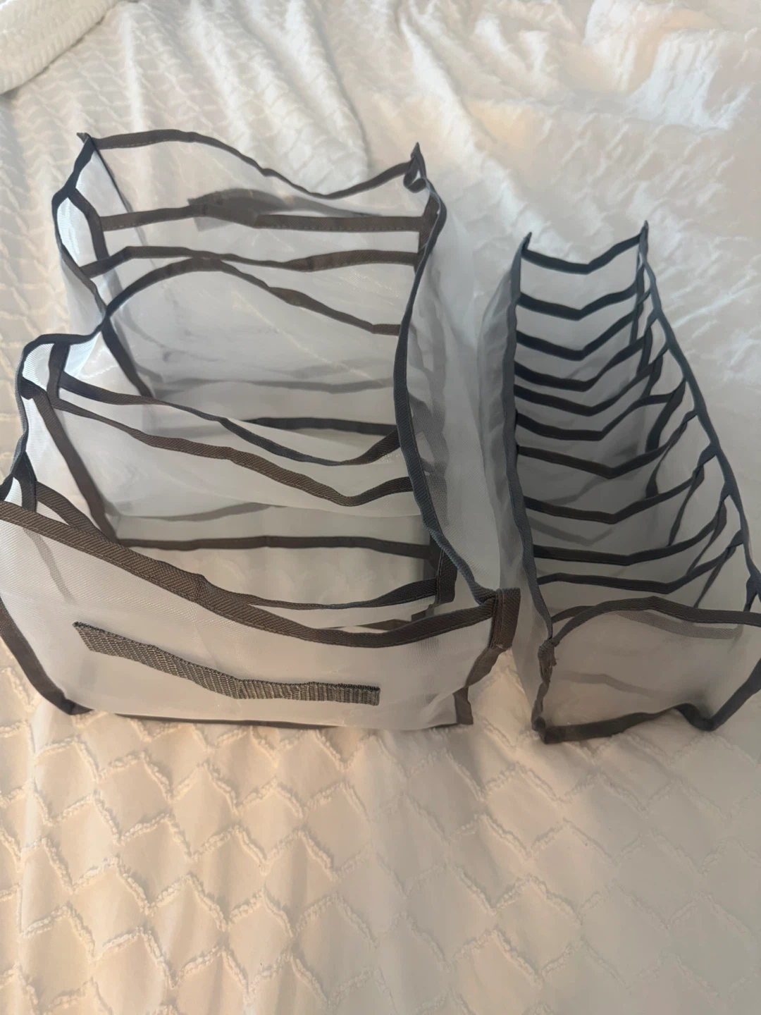 Set of Mesh Storage Bins