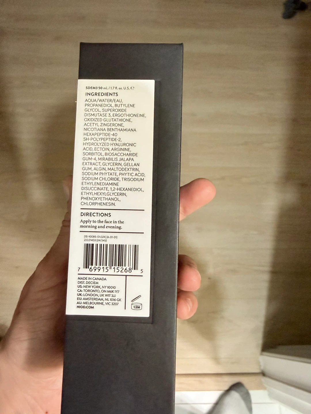 NIOD Superoxide Dismutase 3 Enzyme Mist 50ml - photo 2
