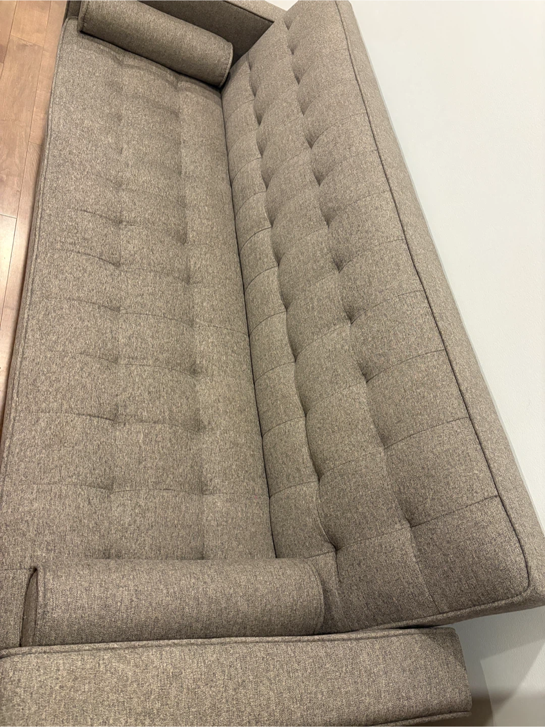 Grey Fabric Sofa Bed for sale - photo 3