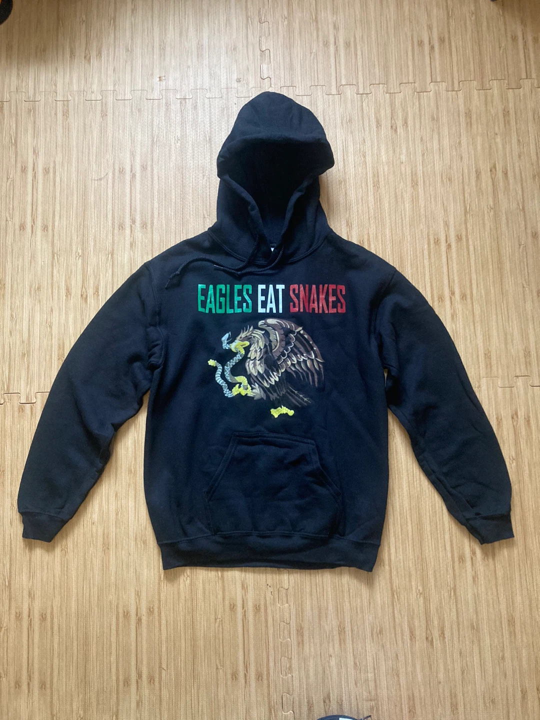 Eagles Eat Snakes Black Hoodie