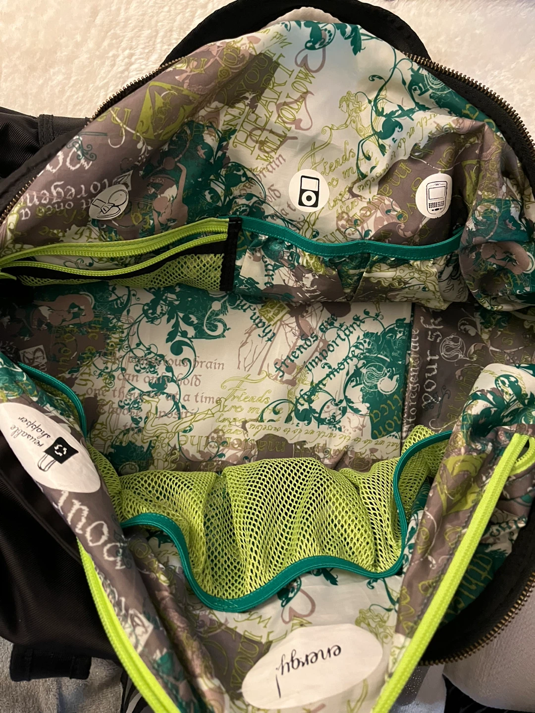 Lululemon Black Duffel Bag - photo 3