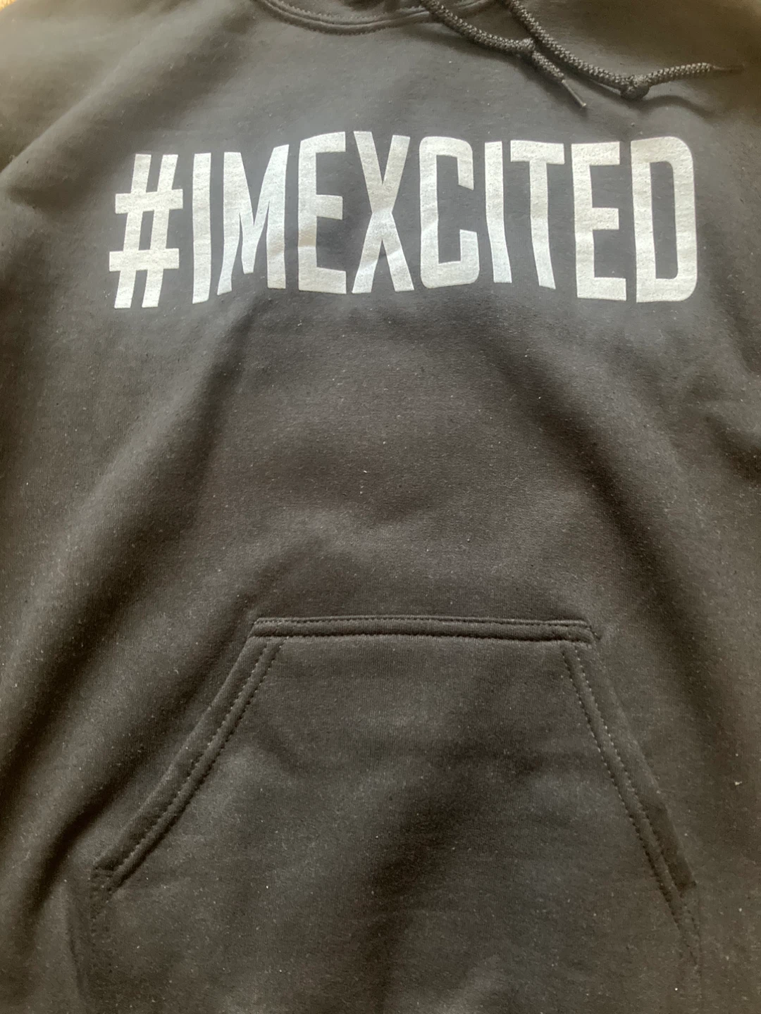 Im Exited Black Hoodie - photo 2