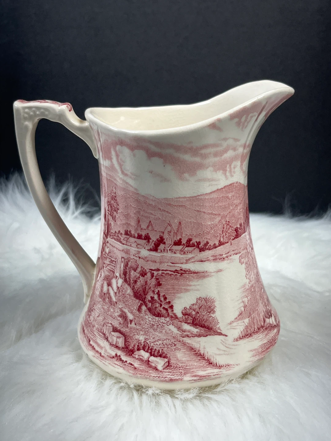 Vintage  Alfred Meakin "Tintern"  Landscape Scene Pitcher - photo 2