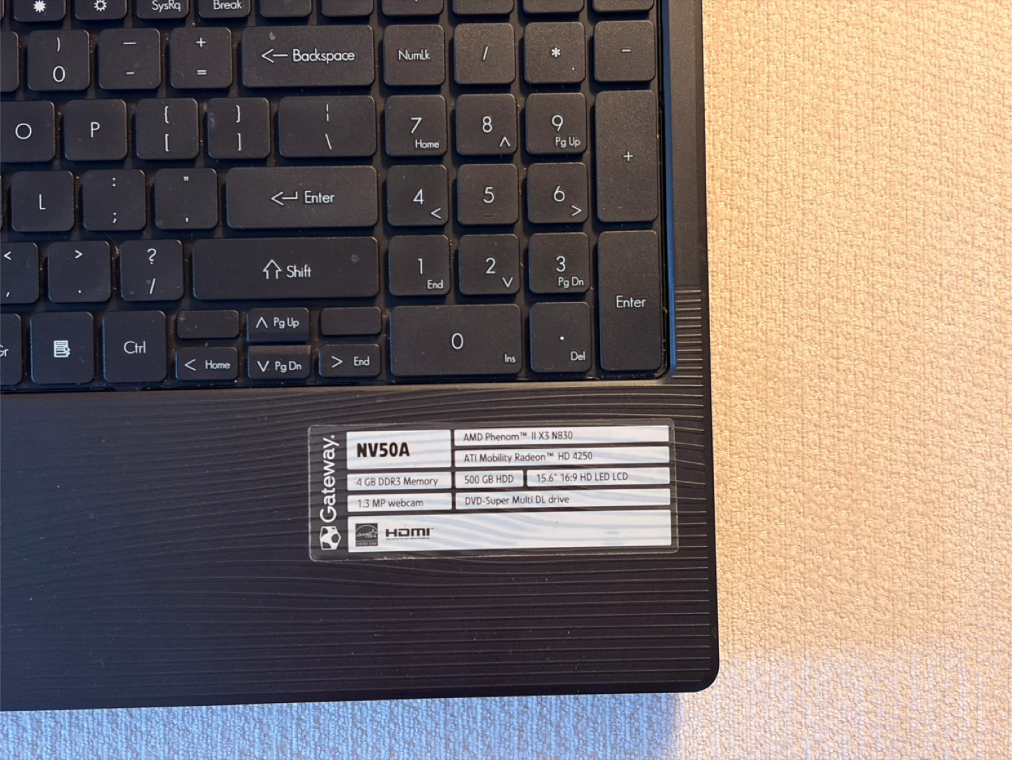 Acer Gateway NV50A Laptop — for every day - photo 3