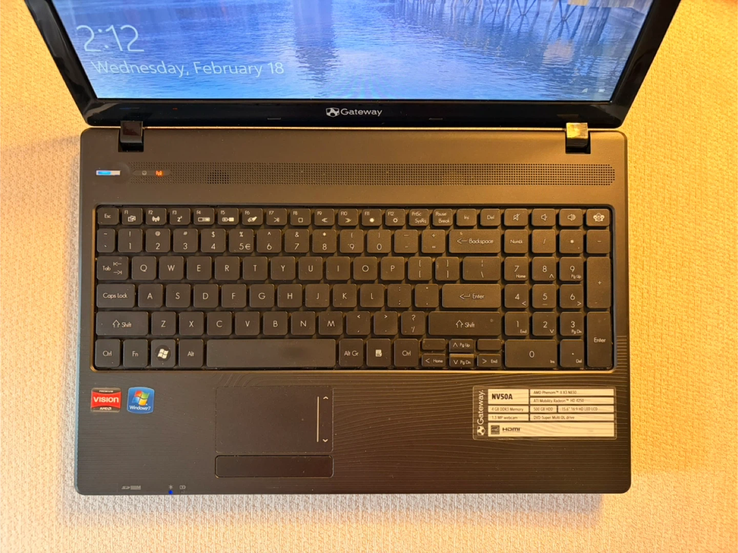 Acer Gateway NV50A Laptop — for every day - photo 2
