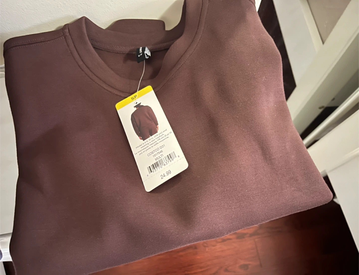 Brand new LAZYPANTS Crew Neck Sweatshirt - Brown - S/P - photo 2
