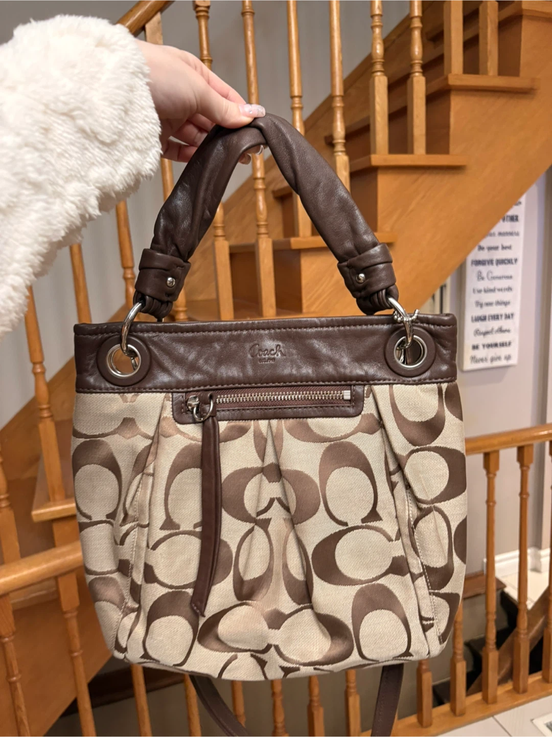 Coach Signature Canvas Bag
