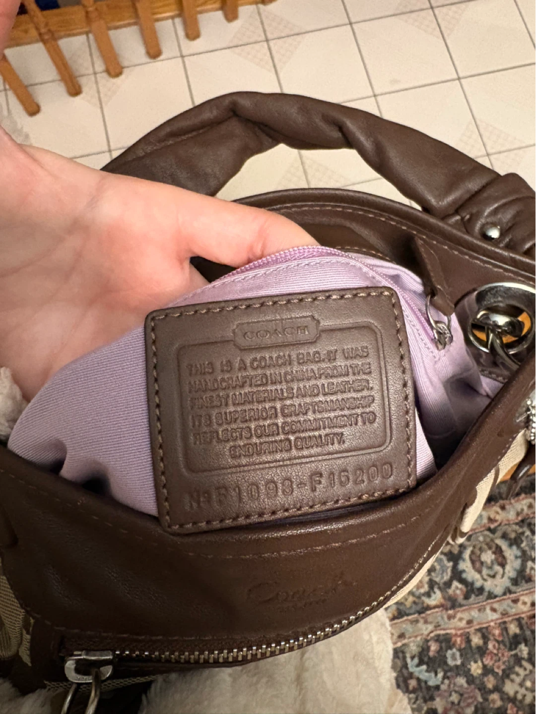 Coach Signature Canvas Bag - photo 5