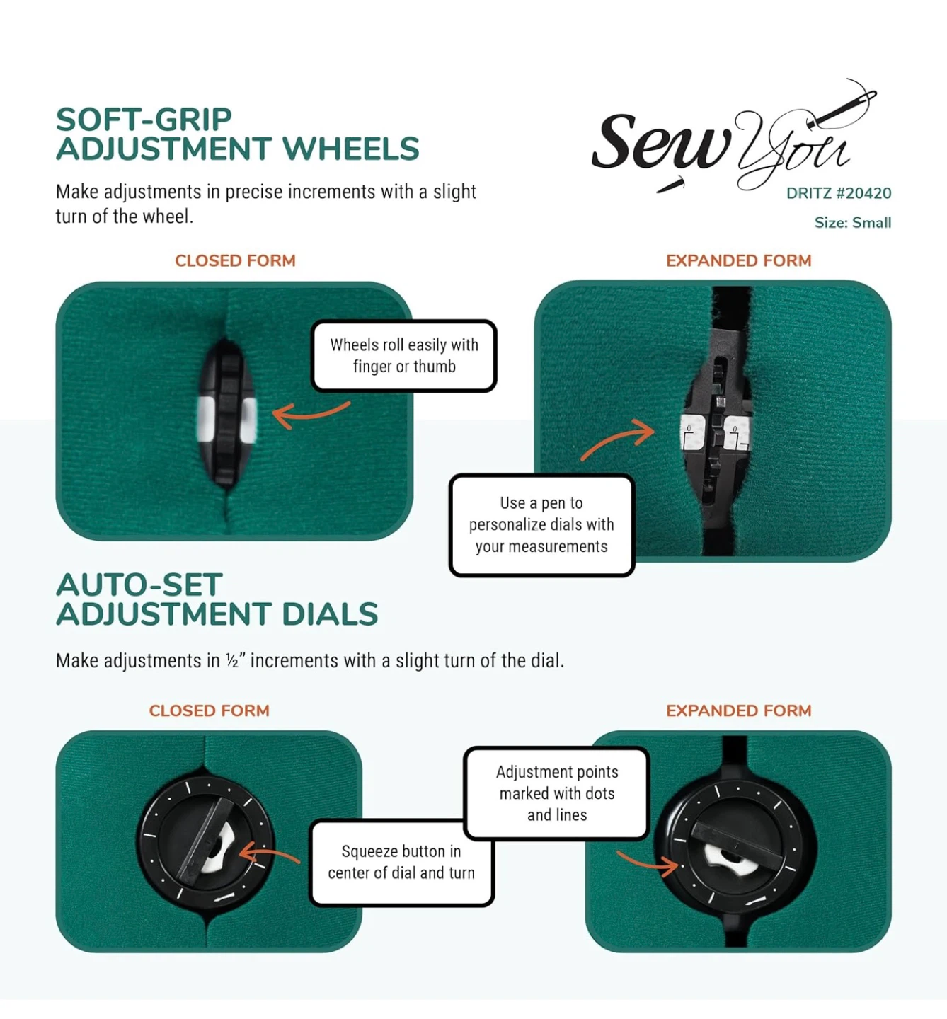 Sew You Adjustable Dress Form - Small-Medium - photo 5