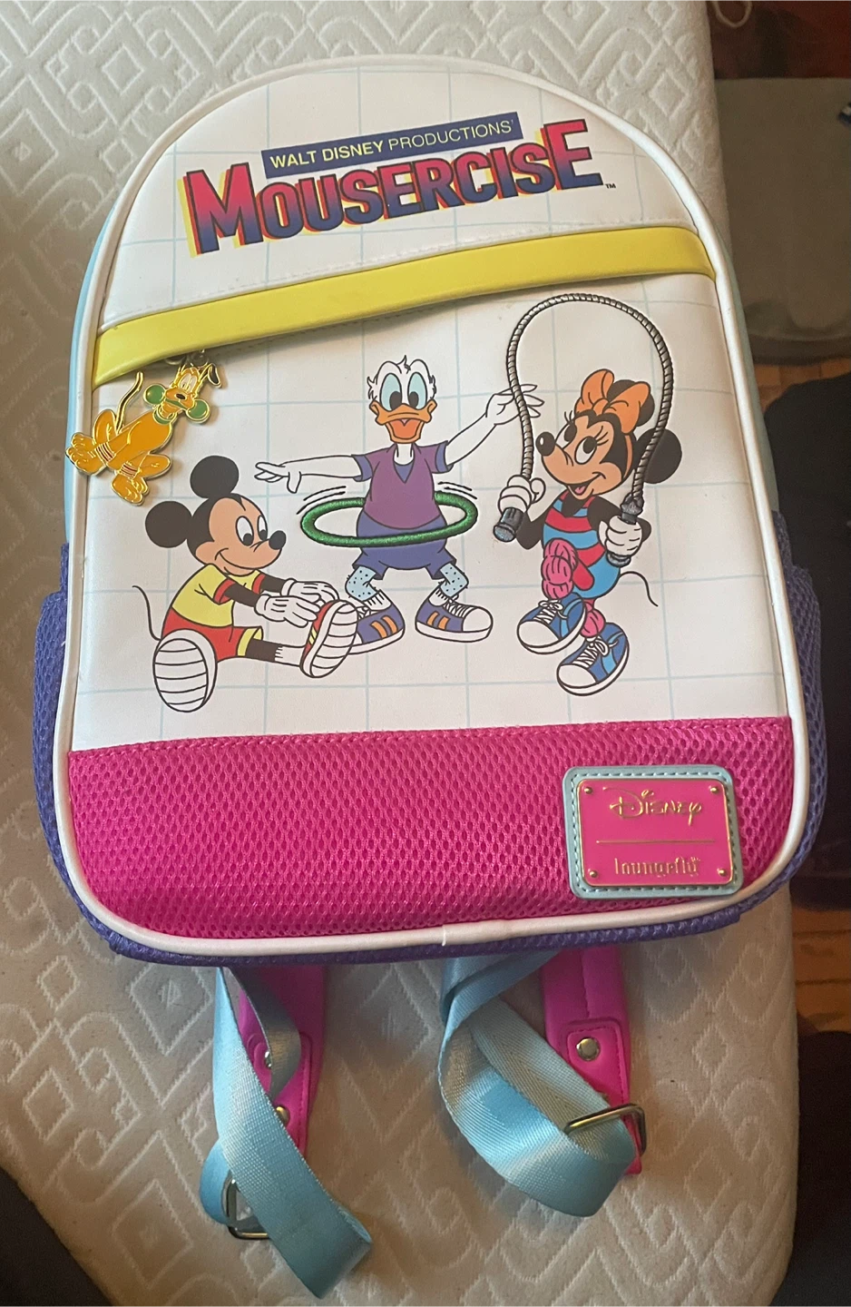 Disney Loungefly Mousercise Backpack