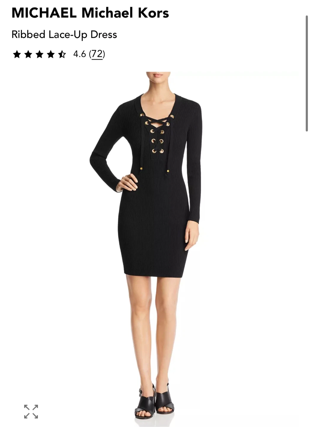 MICHAEL Michael Kors Sweater Dress - Navy - Medium - photo 2