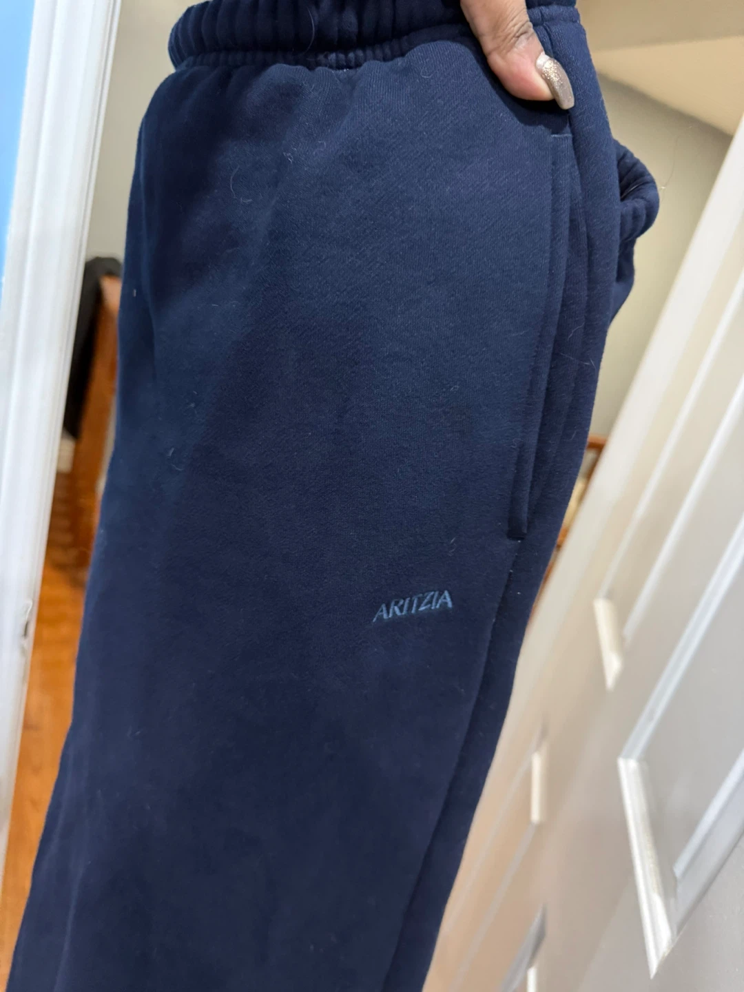 Aritzia Navy Blue Sweatpants