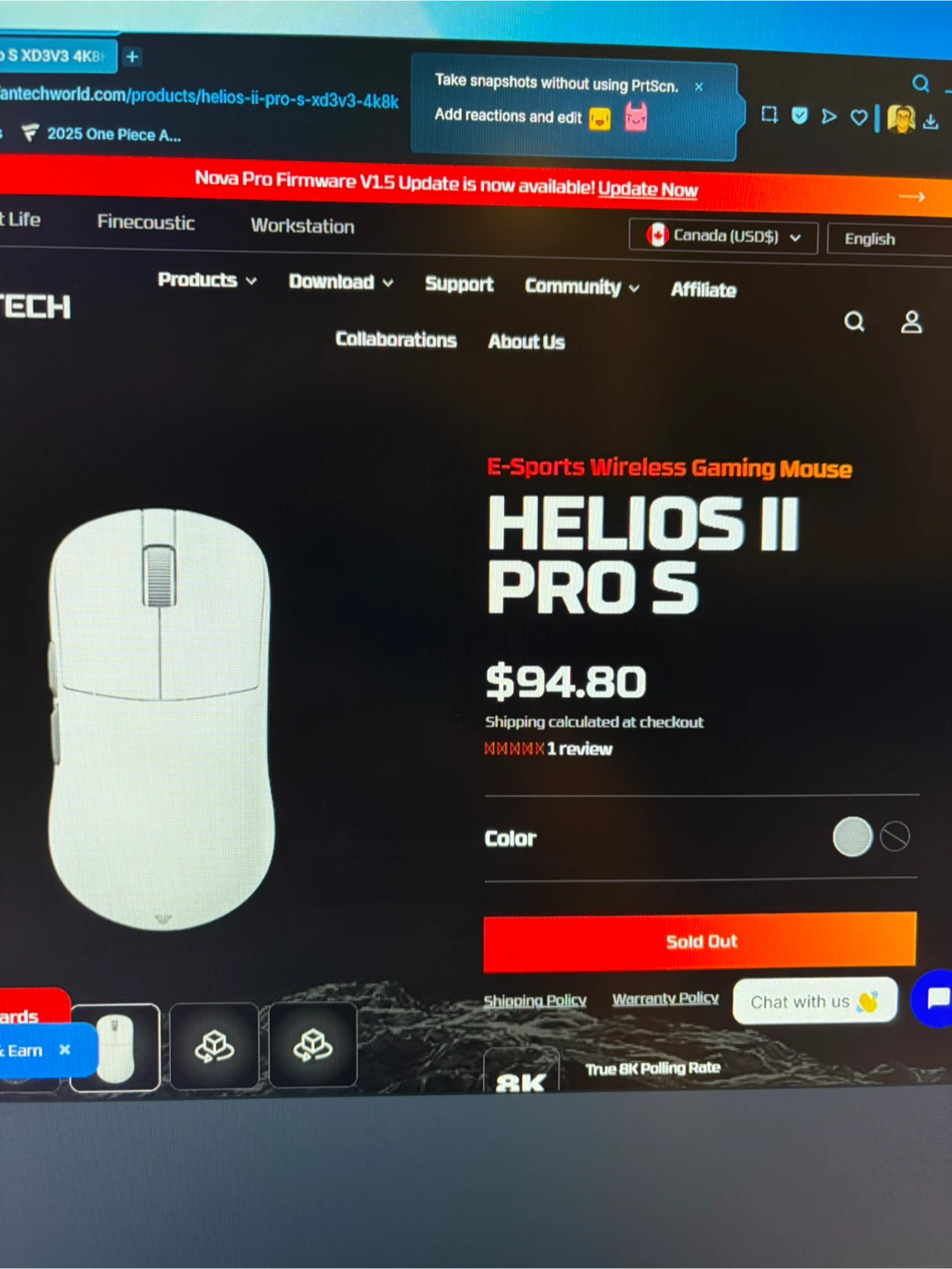 Pulsar HELIOS II PRO S Wireless Gaming Mouse - photo 4