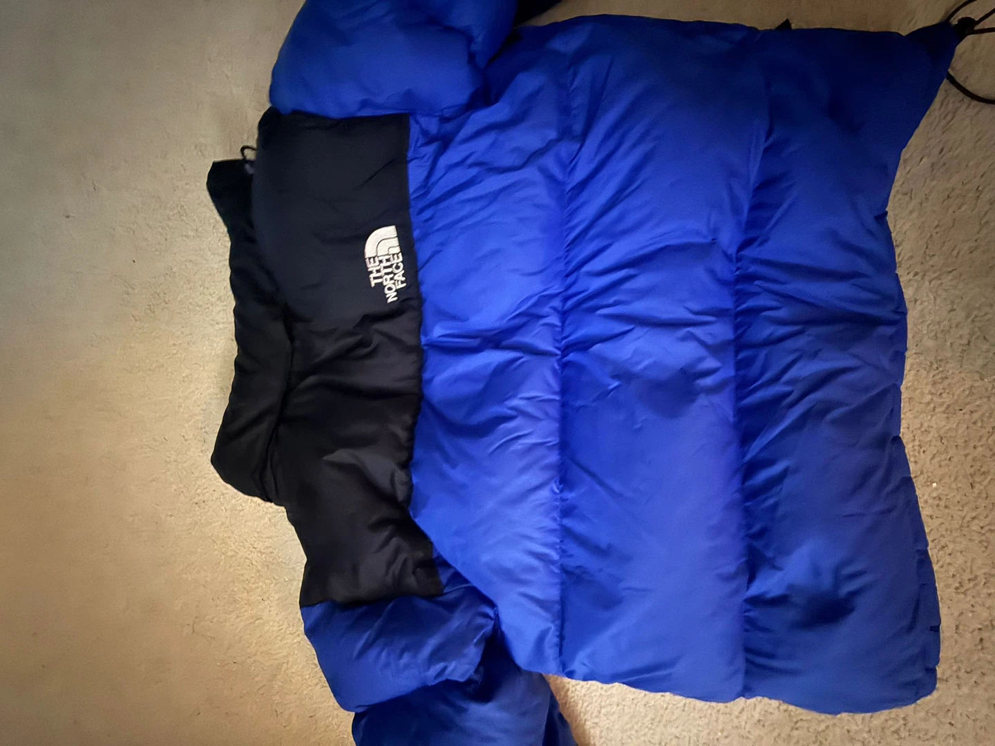 The North Face Puffer Jacket - Blue and Black