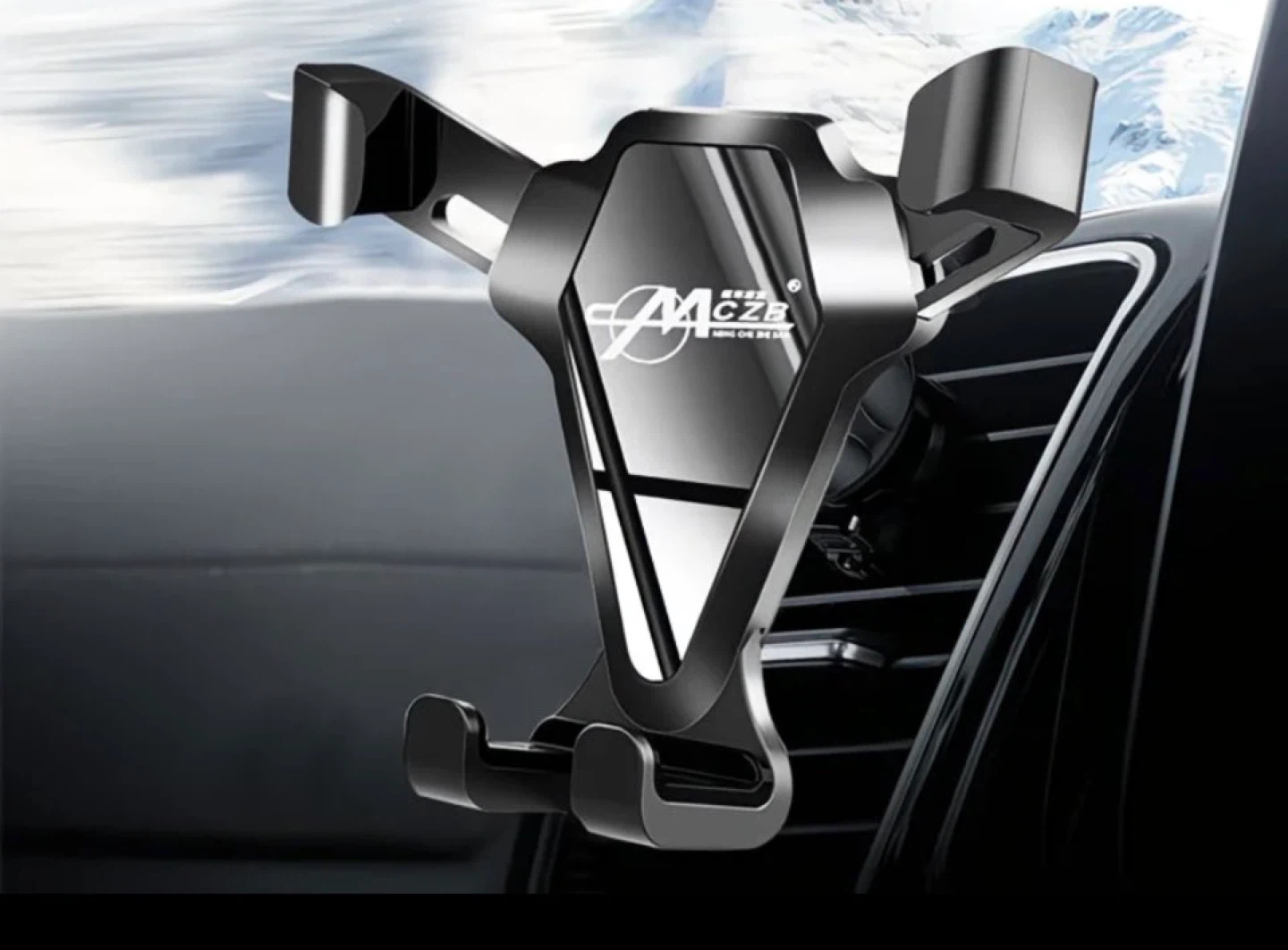 Car gravity outlet mobile phone braceket