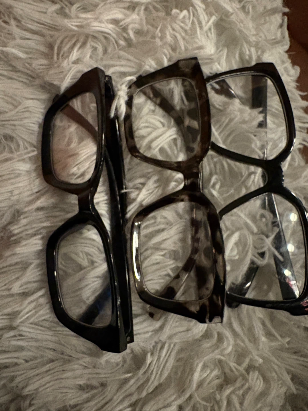 3 Pairs of Fashion Eyeglasses Frames