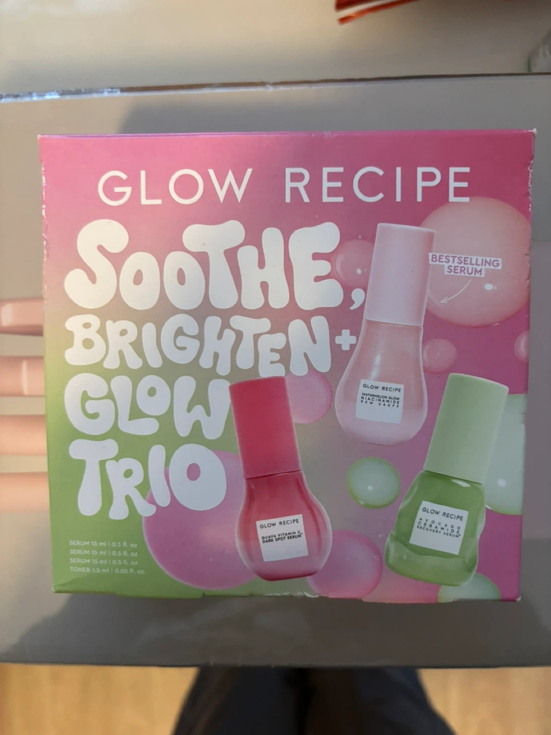 Glow Recipe Soothe, Brighten + Glow Trio Set