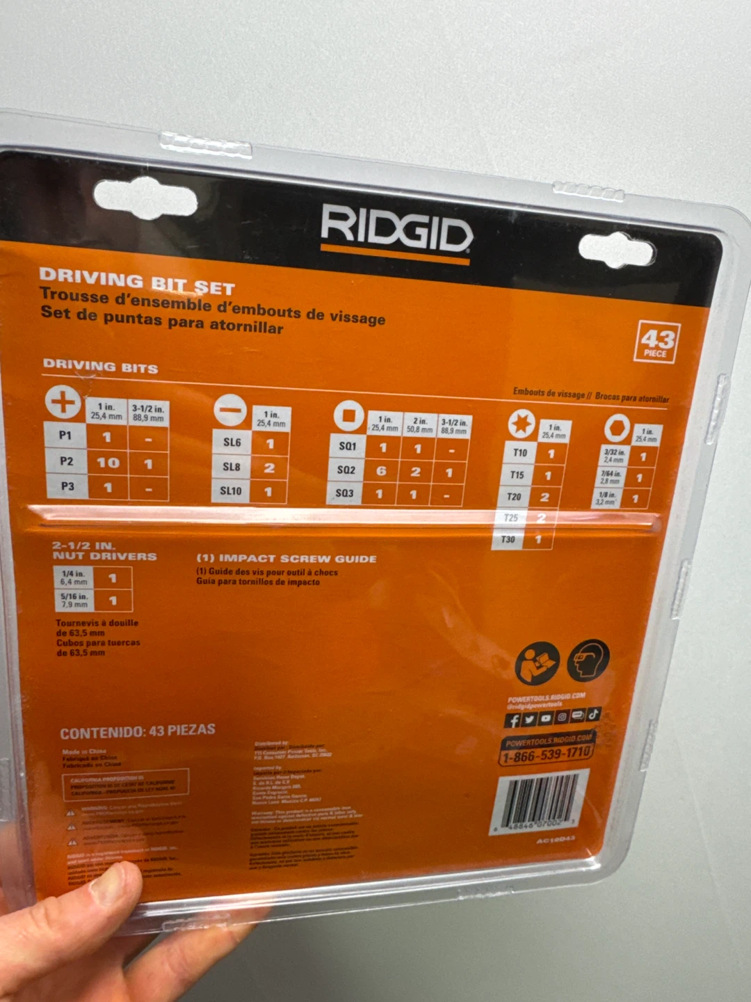 Ridgid 43-Piece Driving Bit Set - photo 2