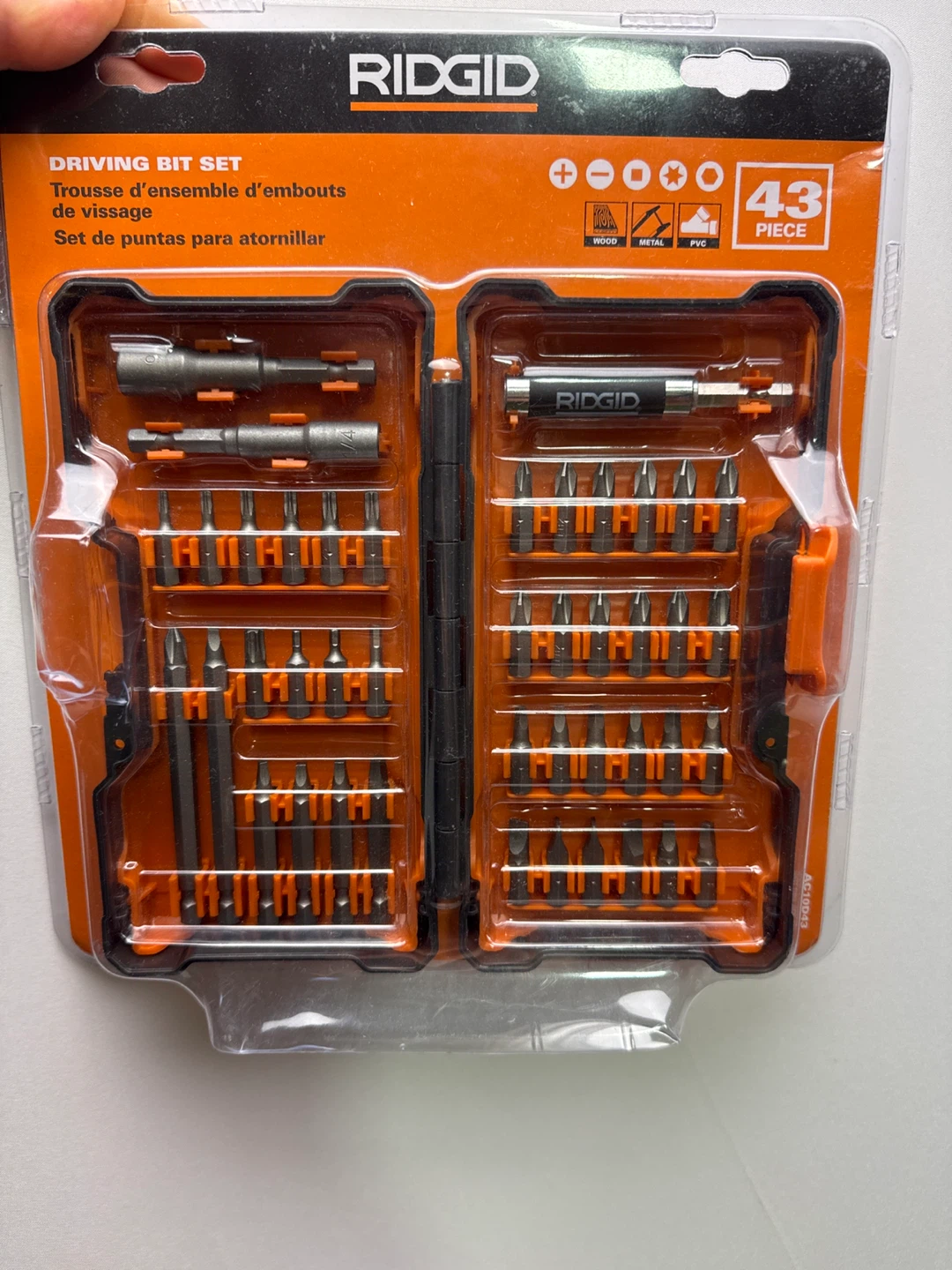 Ridgid 43-Piece Driving Bit Set