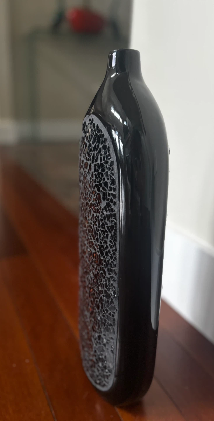 🥕 Black Mosaic Vase - photo 2