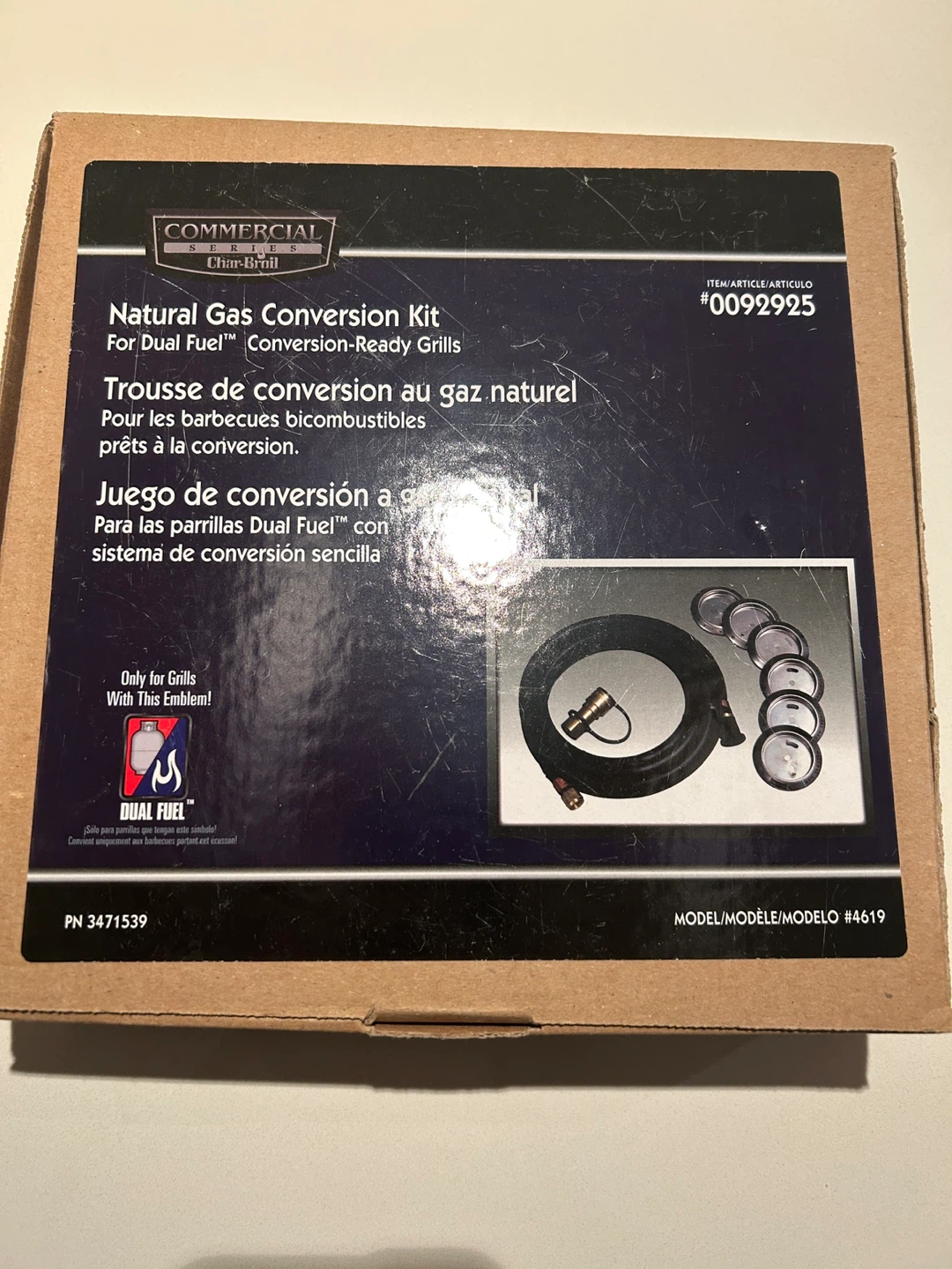 Commercial Pro Series Char-Broil Natural Gas Conversion Kit