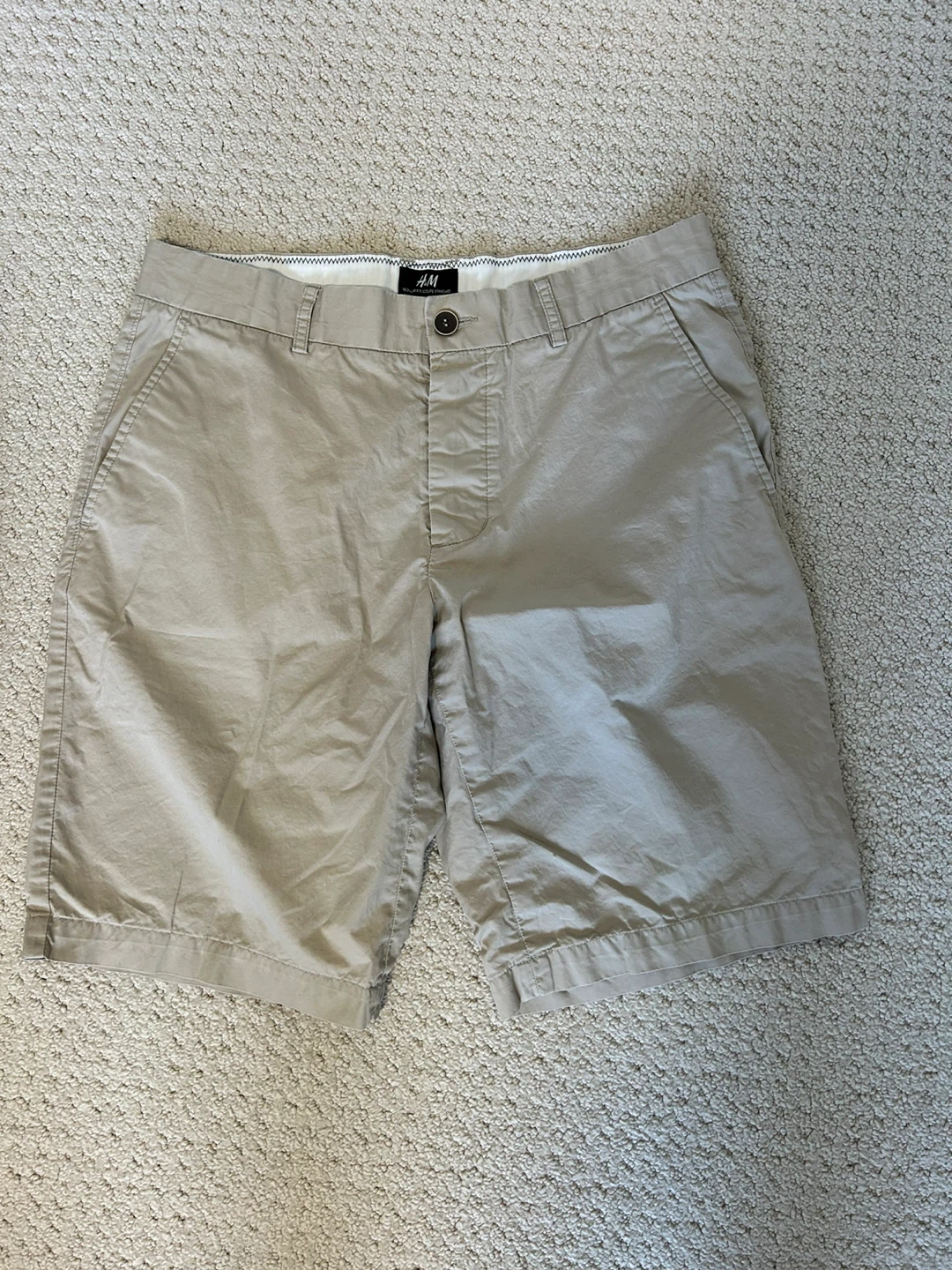 H&M Men's Chino Shorts - Tan, Size 34R - photo 2