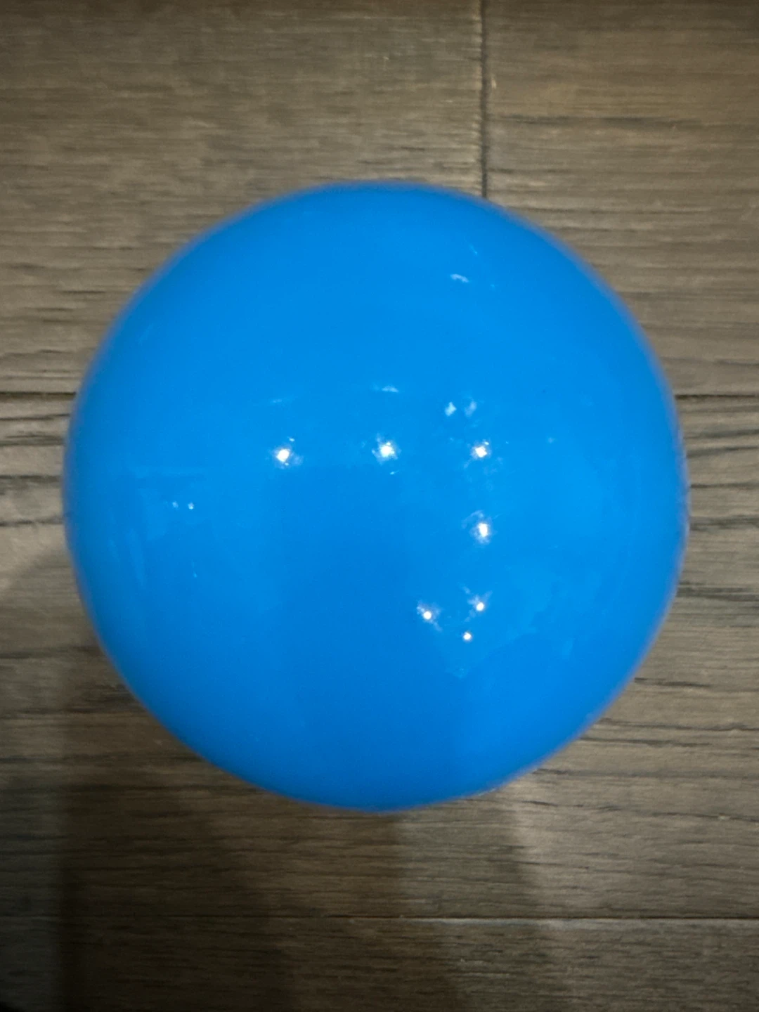 🥕 Blue Ball Candle - photo 2