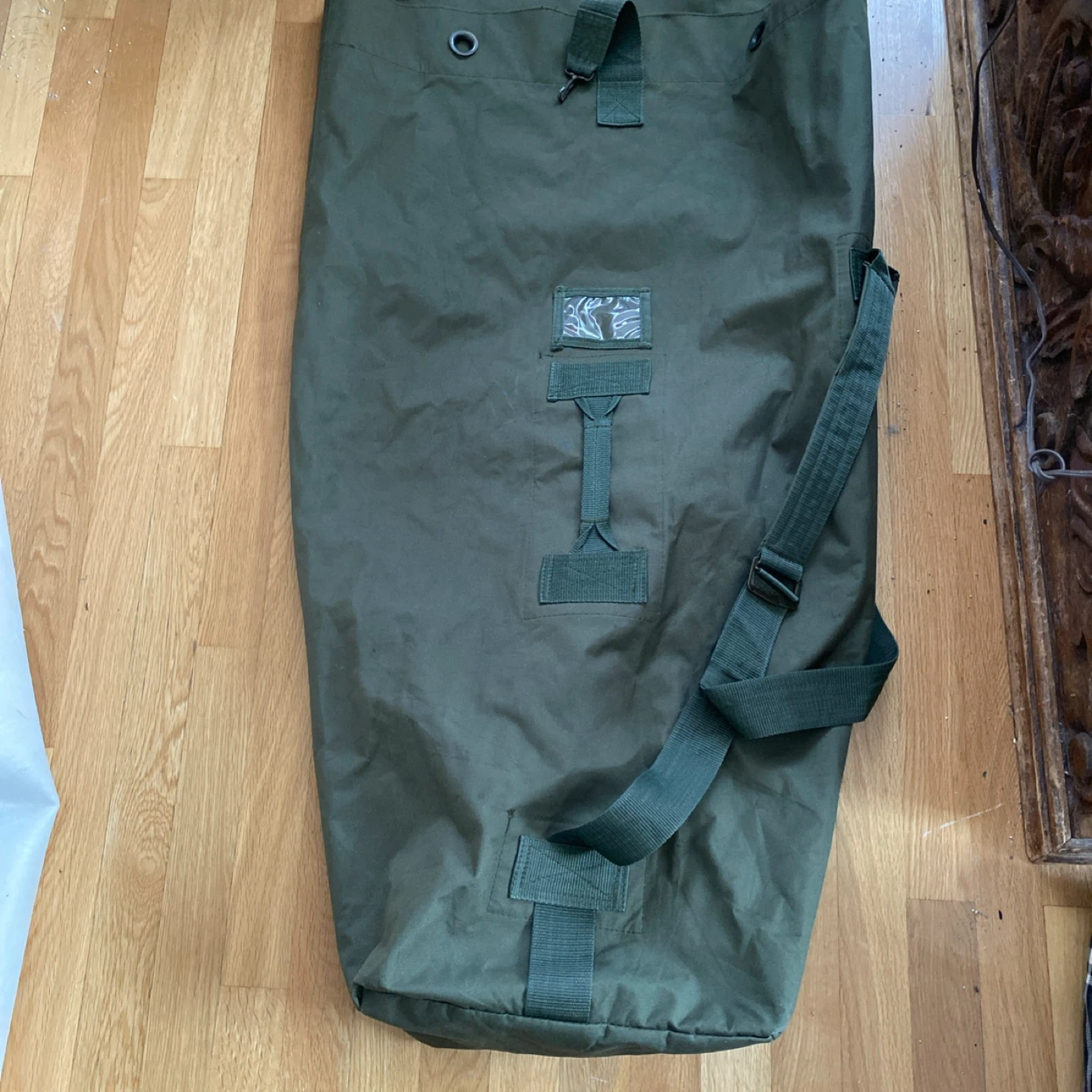 Large Olive Green Duffle Bag