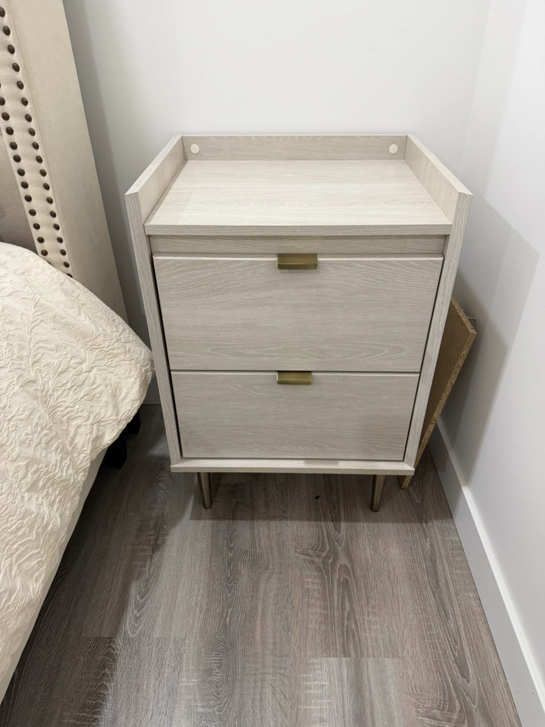 2- Two-drawer nightstand