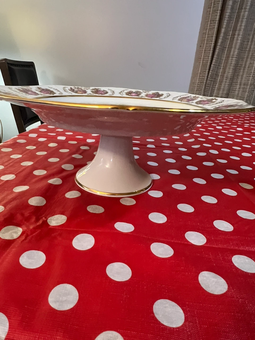 Free delivery vintage pedestal cake plate - photo 3