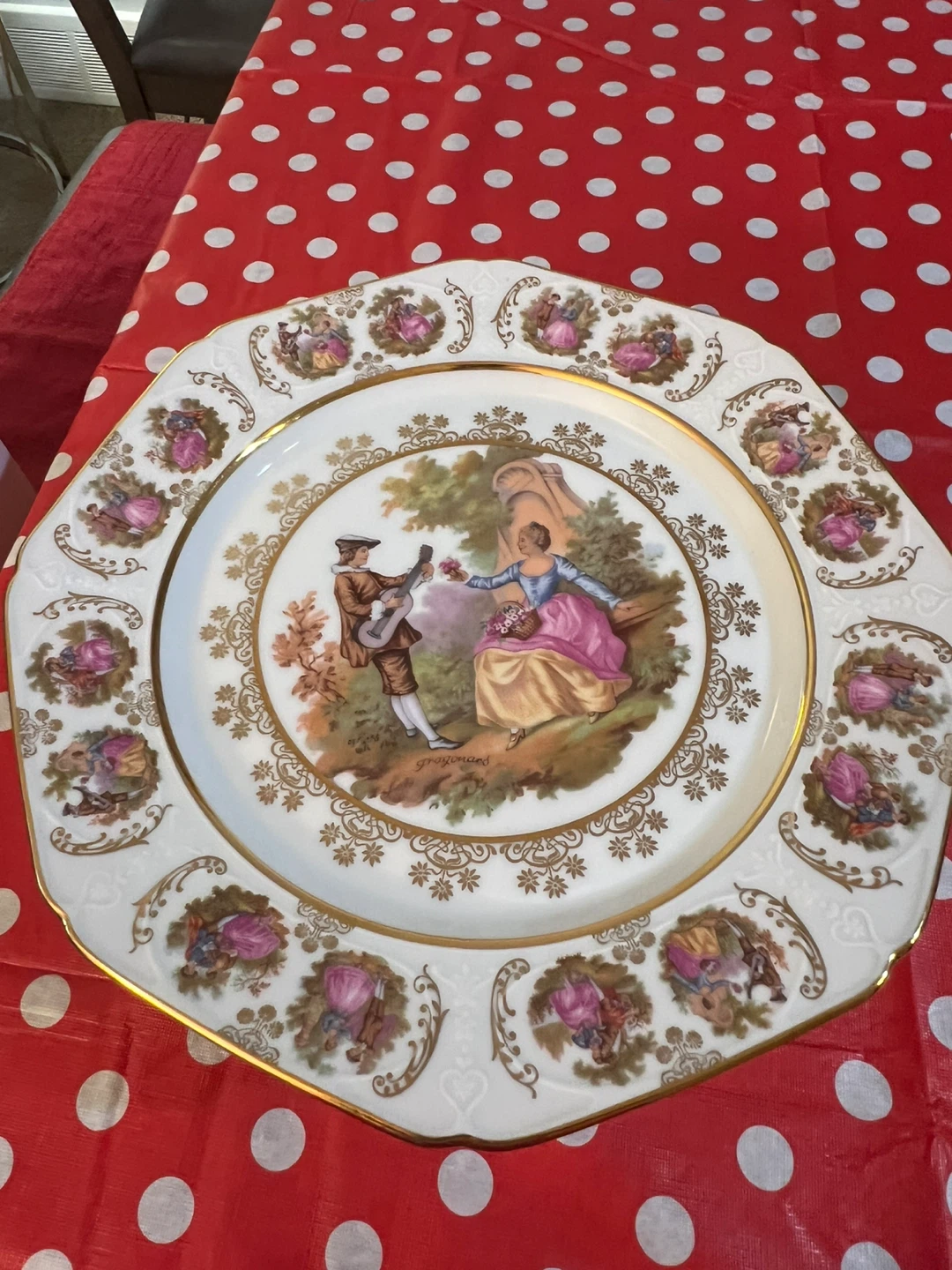 Free delivery vintage pedestal cake plate - photo 4