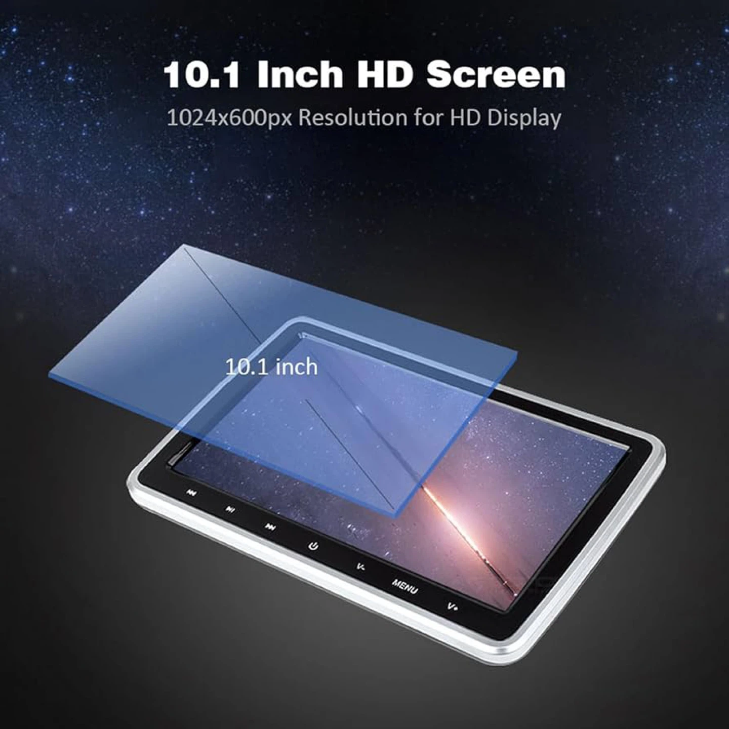 10.1 Inch Headrest Car DVD Player with Built-in Speakers - photo 4