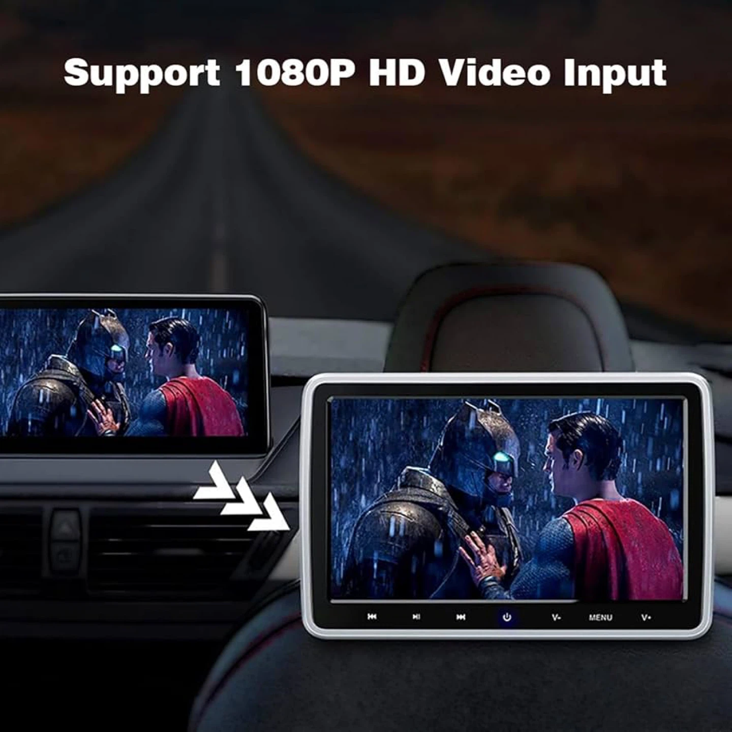10.1 Inch Headrest Car DVD Player with Built-in Speakers - photo 3