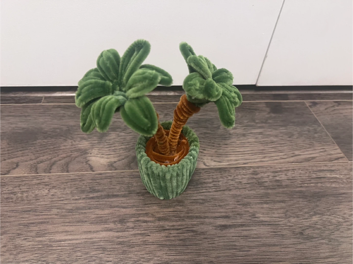 Miniature Potted Palm Tree Decoration - photo 3