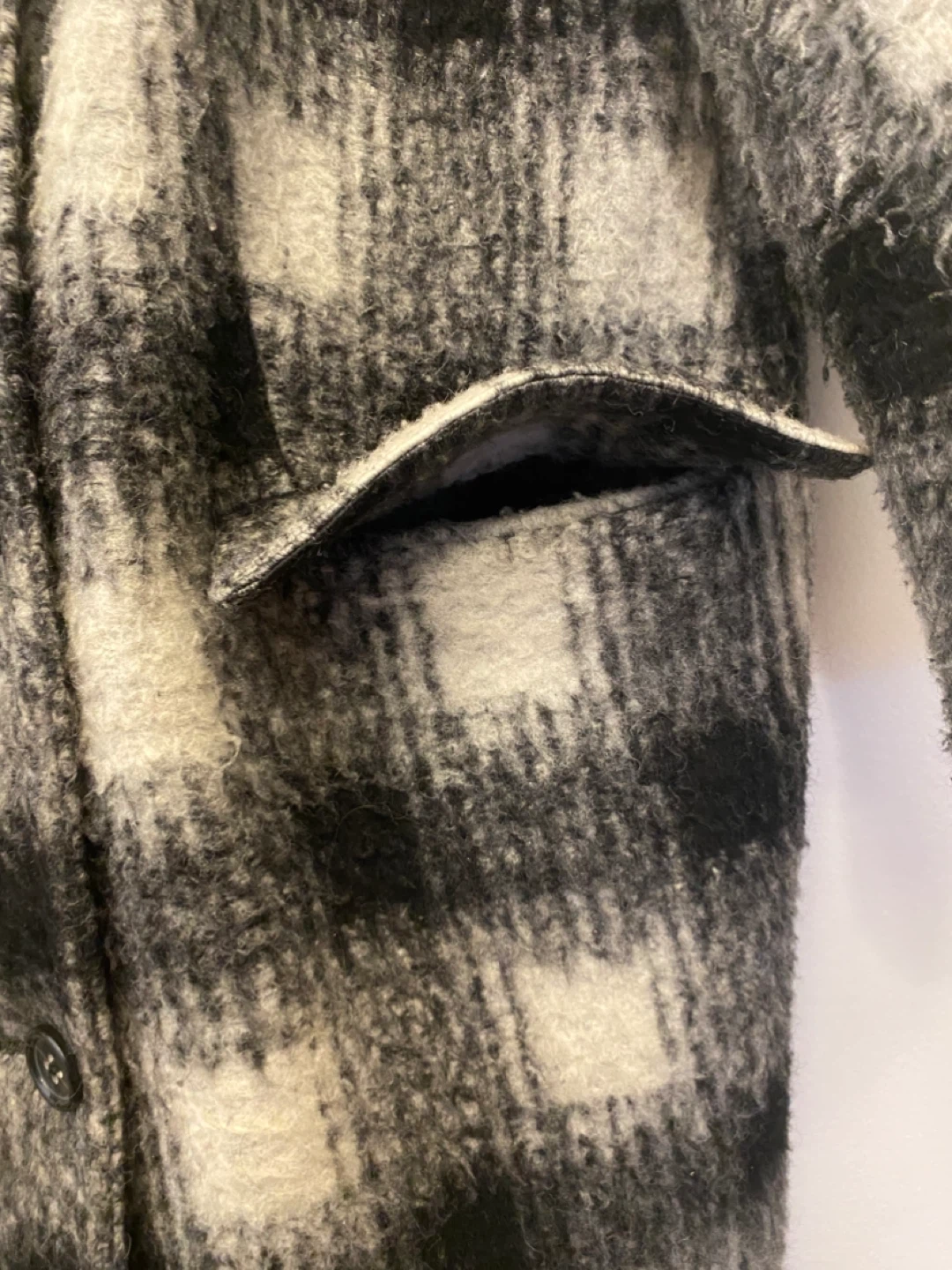 Banana Republic Plaid Wool Blend Coat L/G 🥕 - photo 5