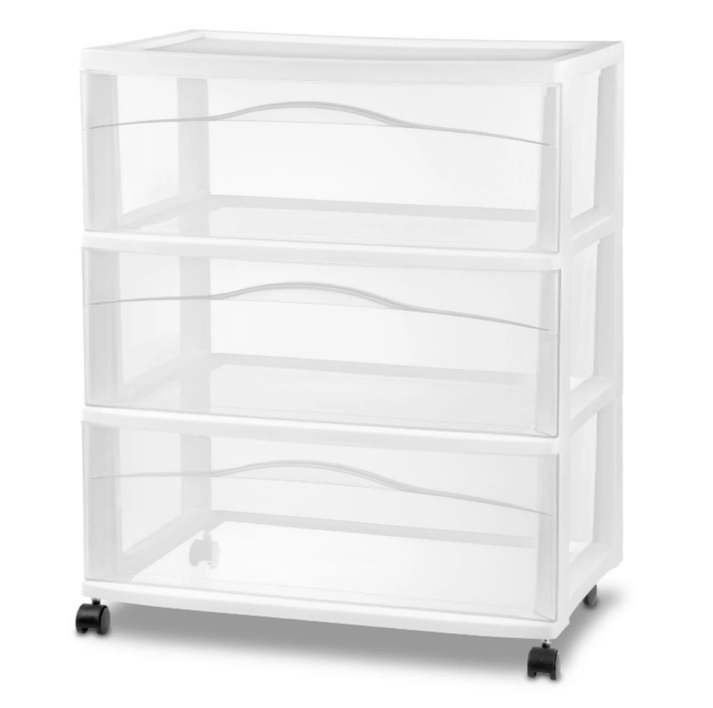 Sterilite 3 Drawer Rolling Cart - photo 2