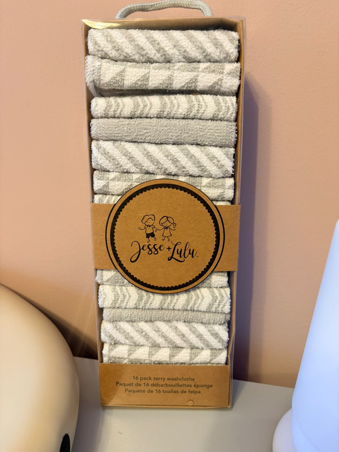 Jesse + Lulu 16 Pack Terry Washcloths