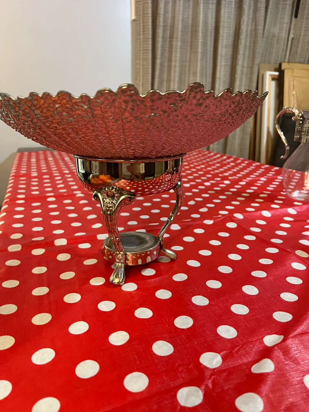 Free delivery used Elegance EP Brass Pedestal Bowl - photo 5