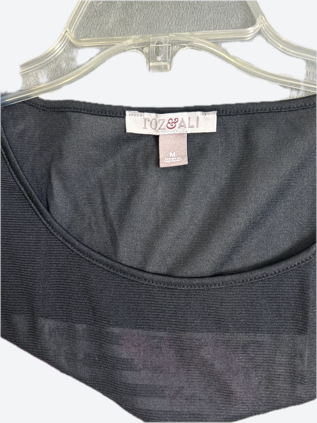 Roz& Ali Floral Stripe Tank Top Size M - photo 2