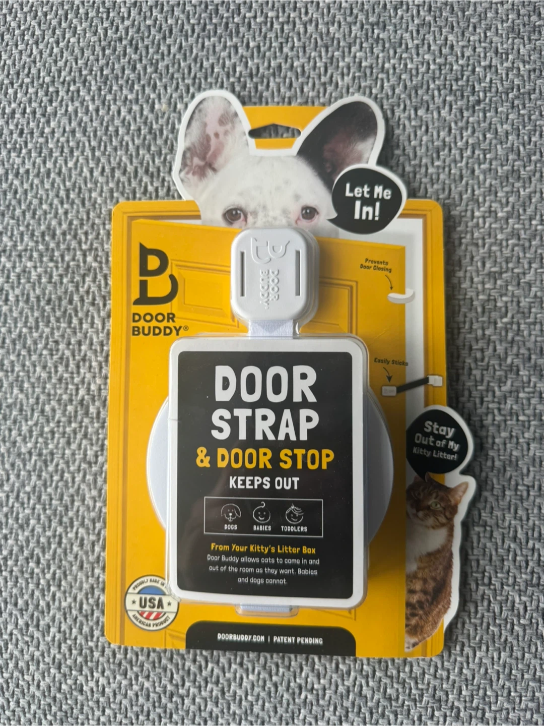 Door Buddy Cat Door Strap & Door Stop