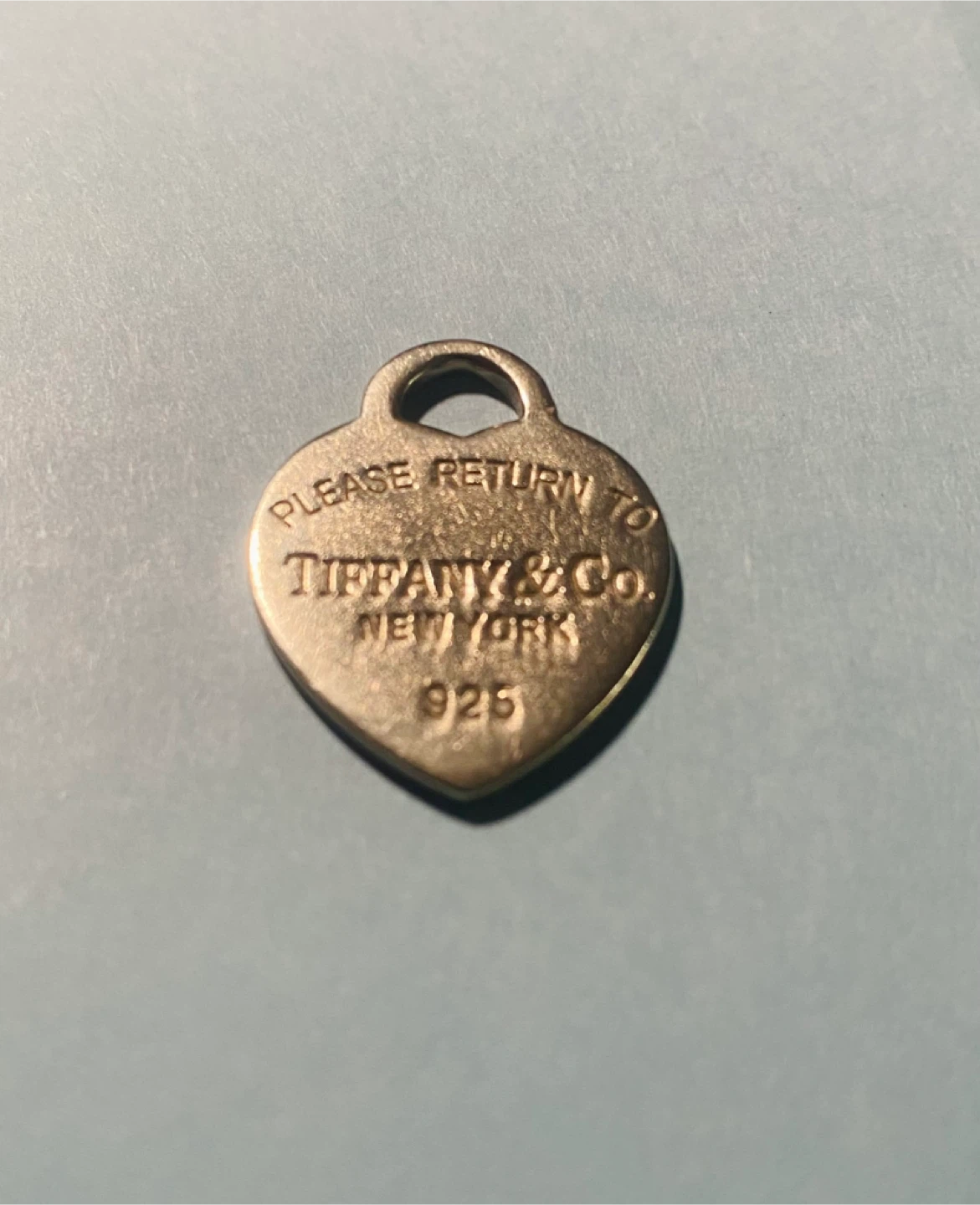 Tiffany & Co. "Return to Tiffany" Heart Charm Sterling Silver