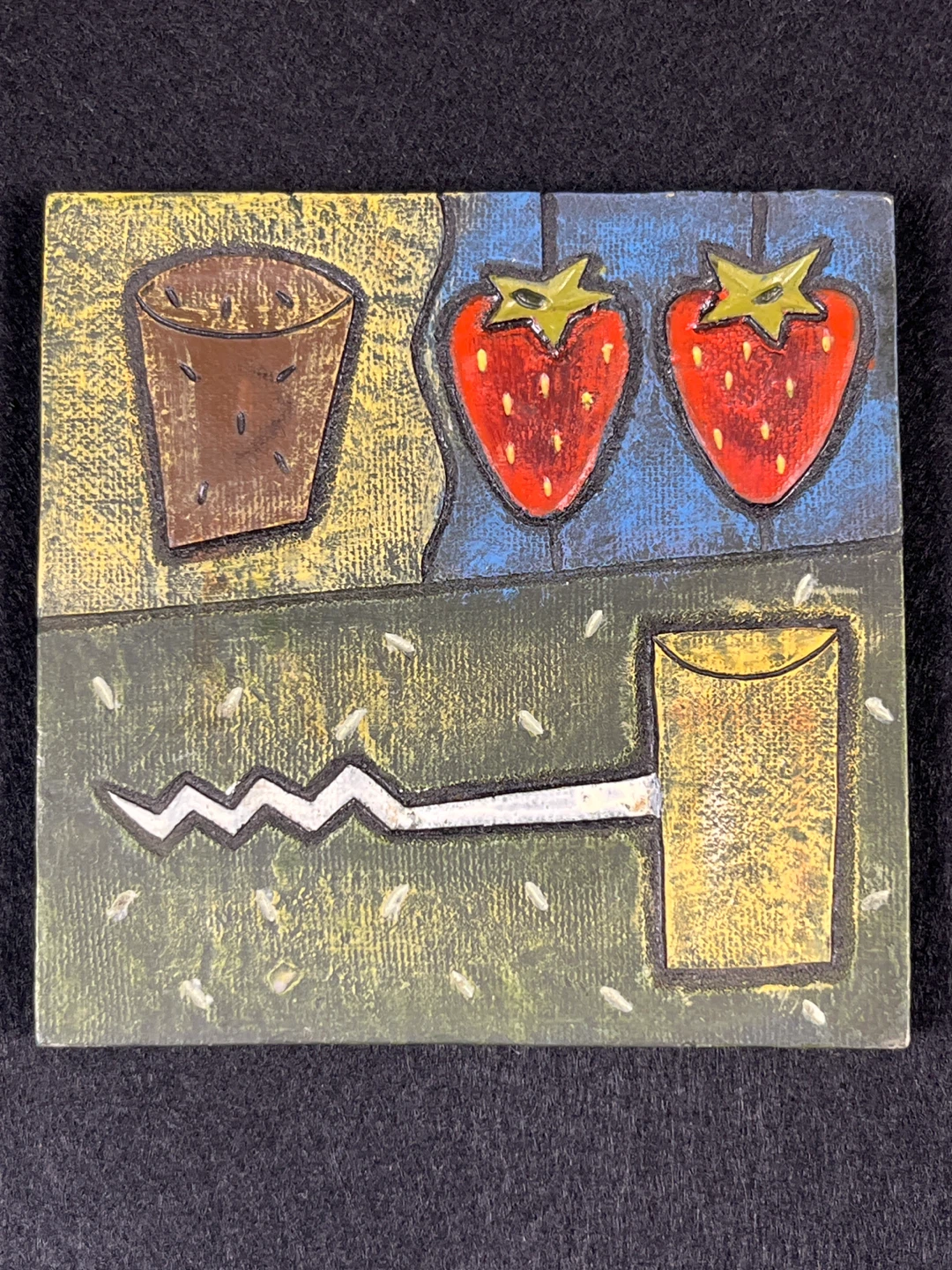 Set of 4 Wine & Fruit Coasters - photo 4