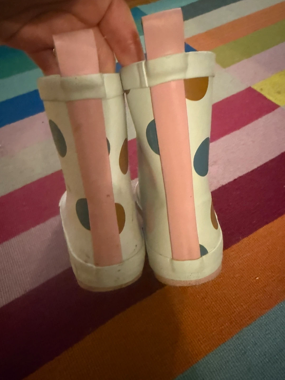 Children's Polka Dot Rain Boots - photo 2