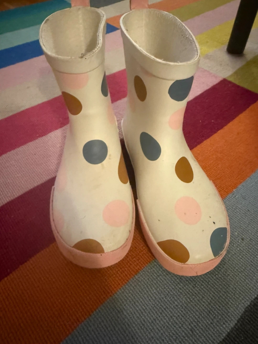 Children's Polka Dot Rain Boots