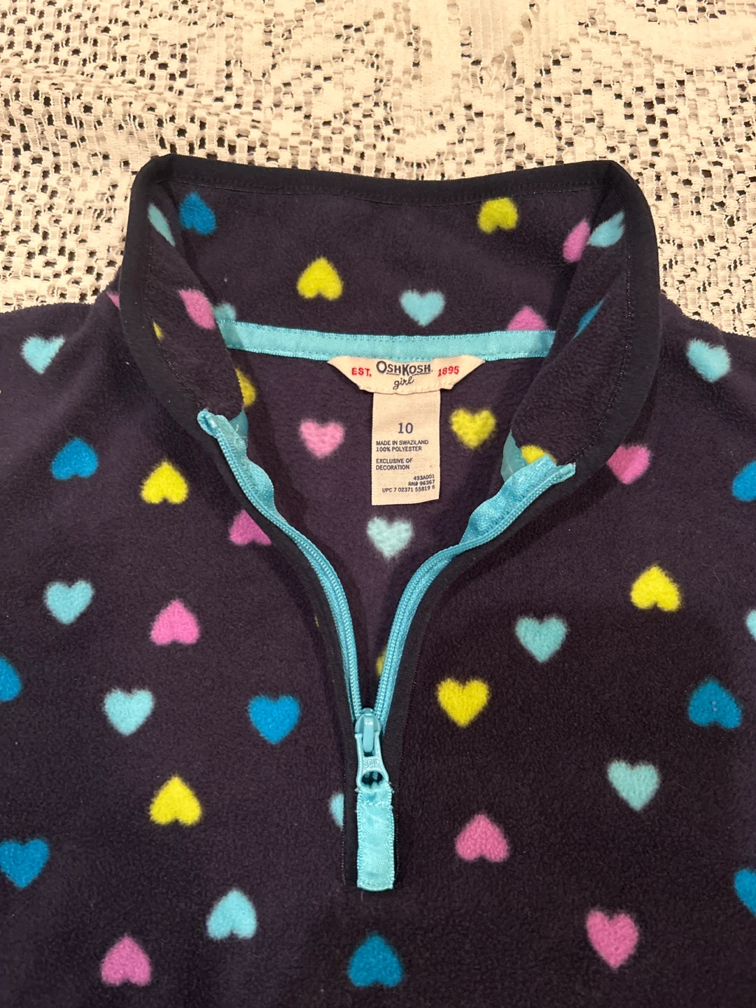 OshKosh Girl Fleece Pullover - Size 10 - photo 2