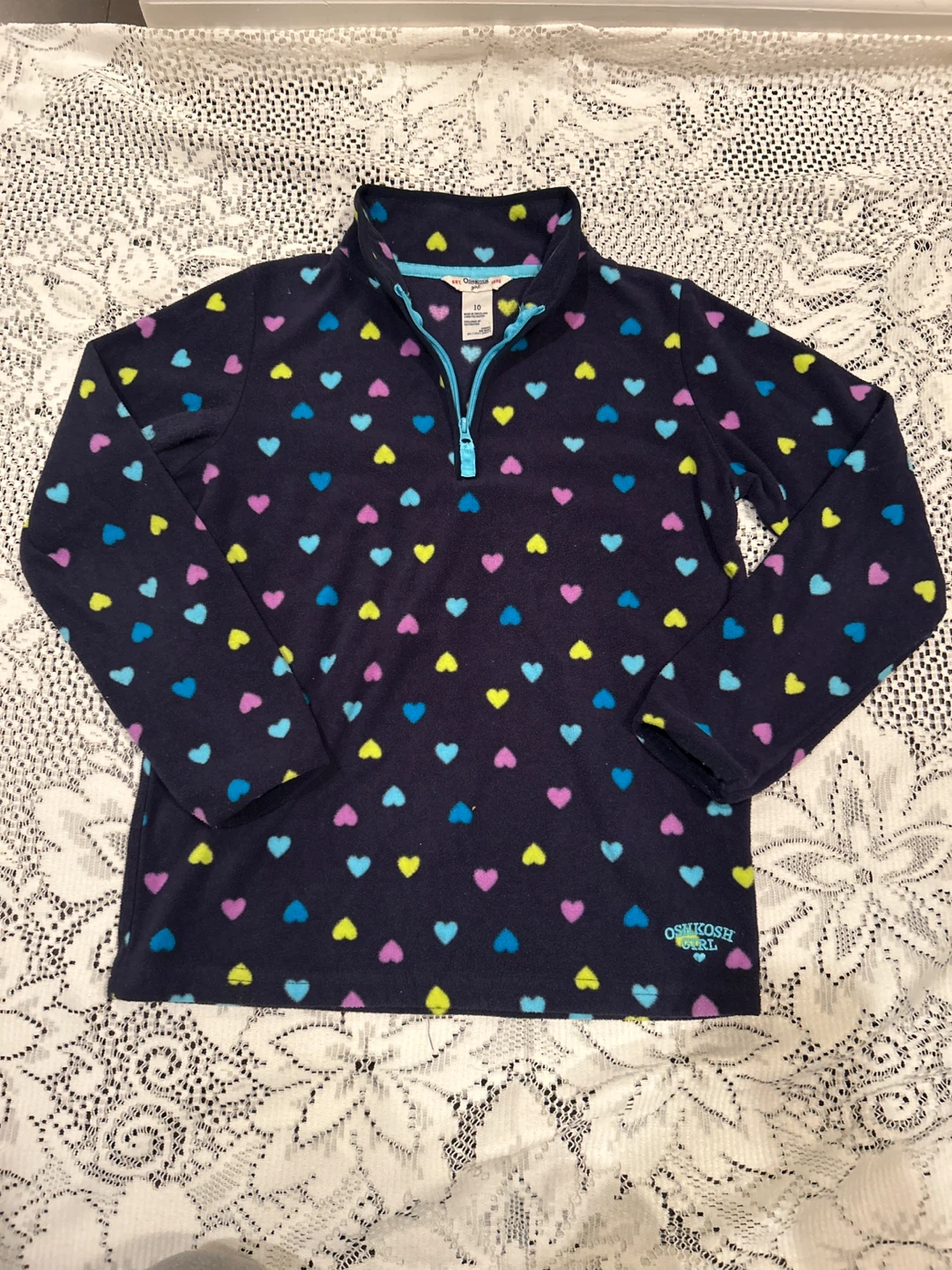 OshKosh Girl Fleece Pullover - Size 10
